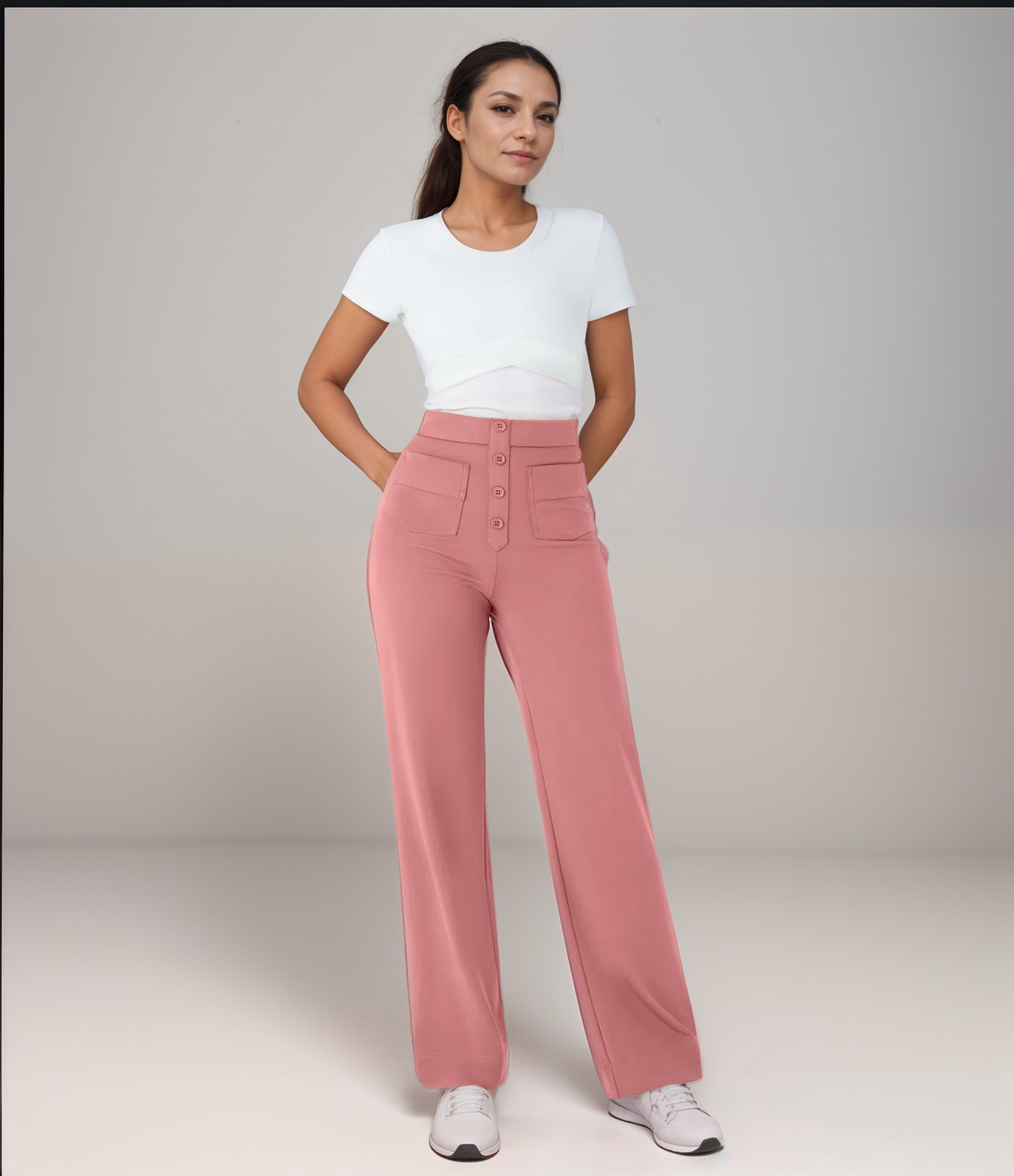 Elsa | Trendy Elastische Hoge Taille Sculpt Broek
