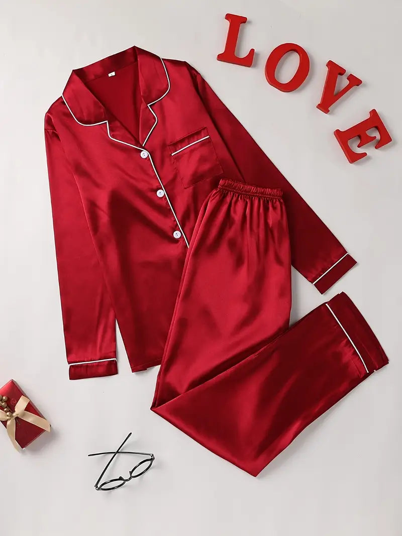 Suze | Luxe Satijnen Pyjama Set