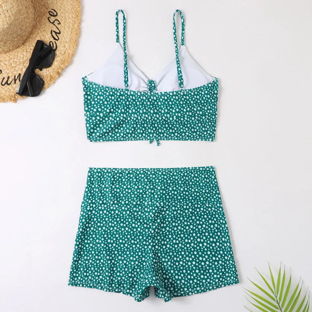 Vivienne | High-Waist Bikini met Bloemenprint