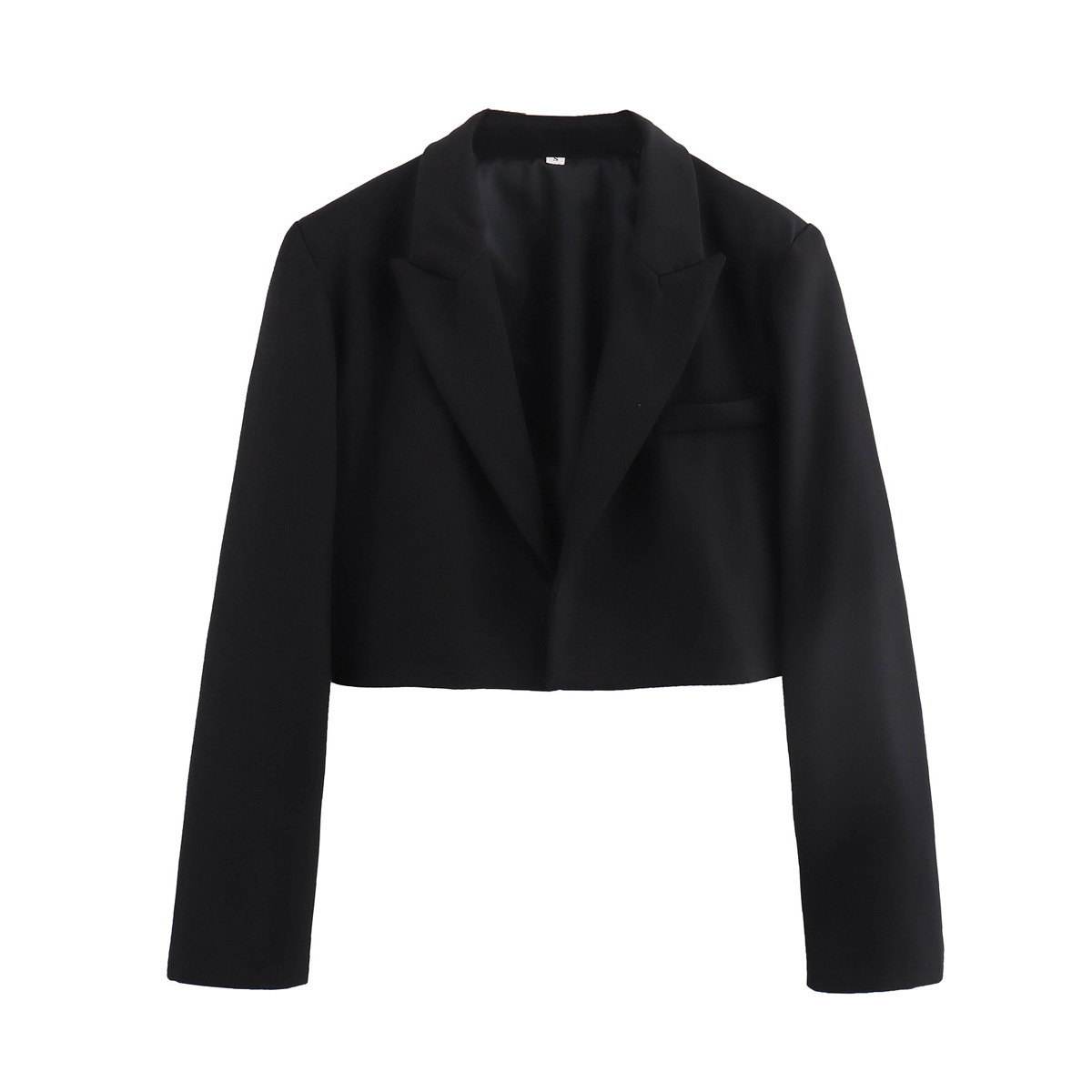 Mita | Cropped Blazer met Klassieke Revers