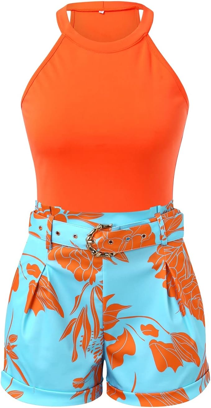 Carol | High-Waist Short met Print