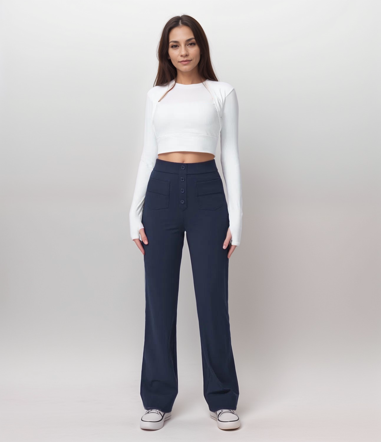 Elsa | Trendy Elastische Hoge Taille Sculpt Broek