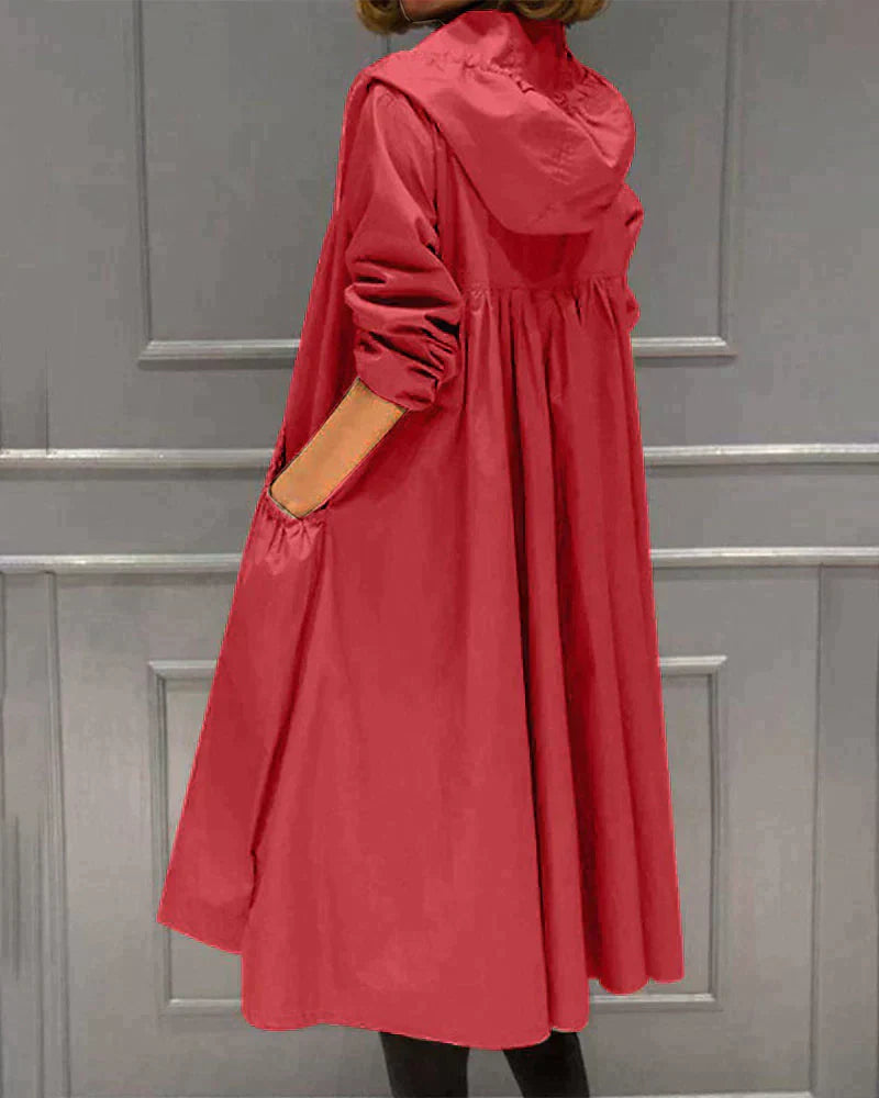 Luchtige comfortabele dames regenjas