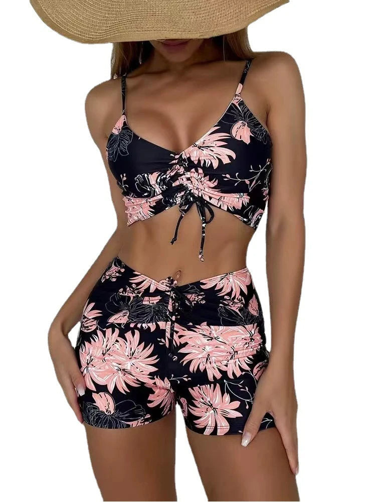 Vivienne | High-Waist Bikini met Bloemenprint