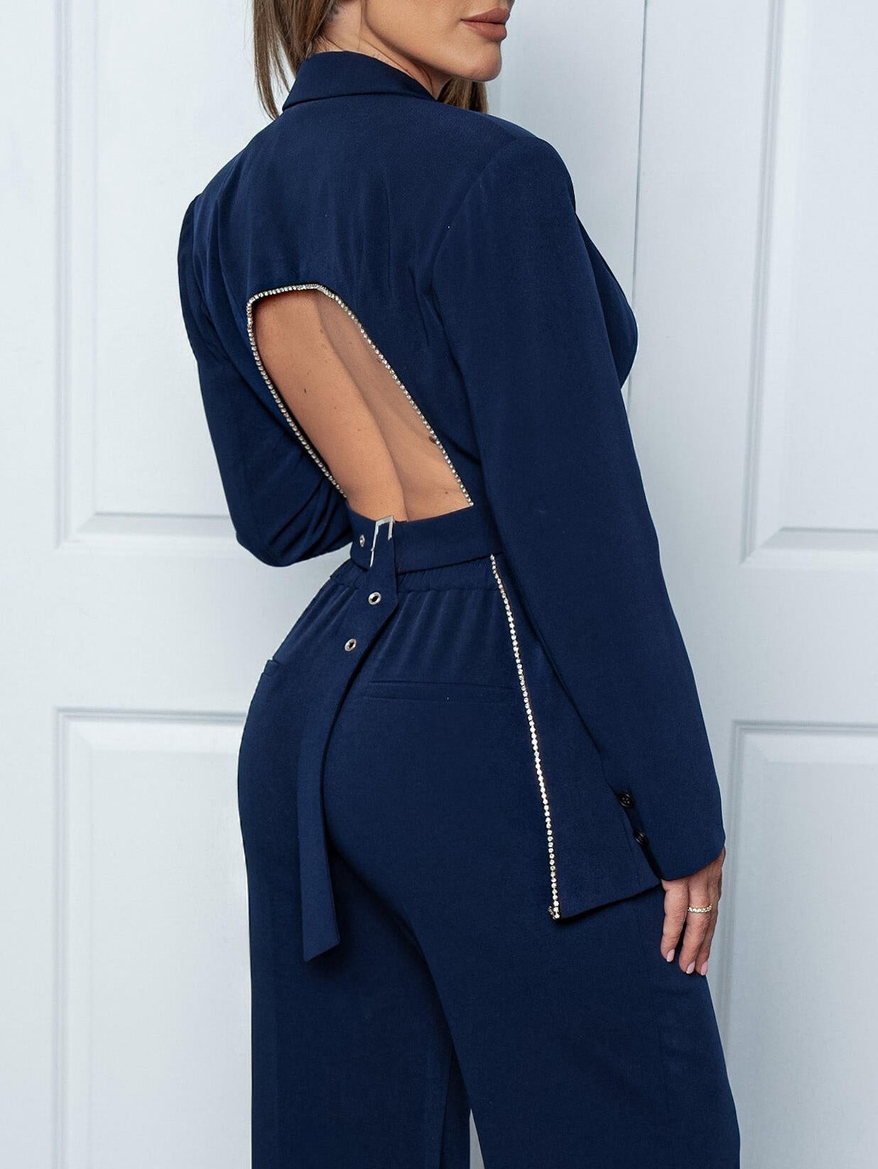 Heath | Trendy Blazer met Open Rug