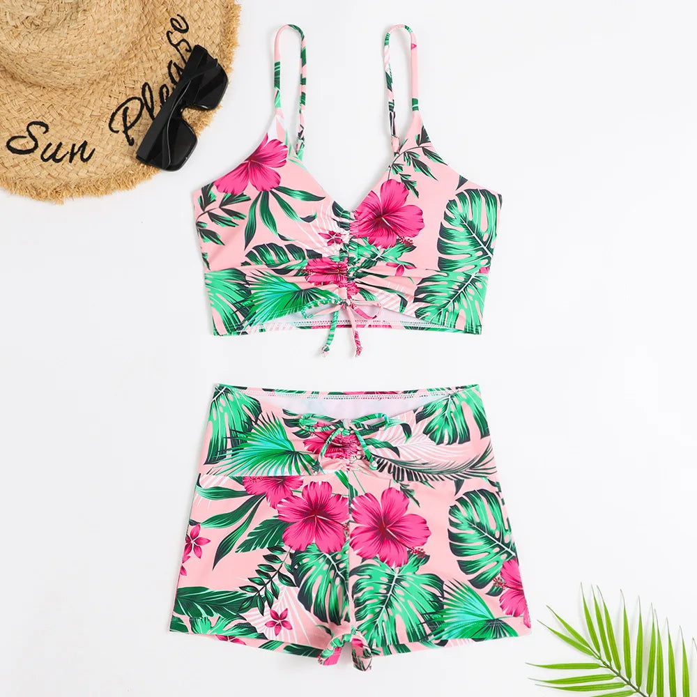 Vivienne | High-Waist Bikini met Bloemenprint