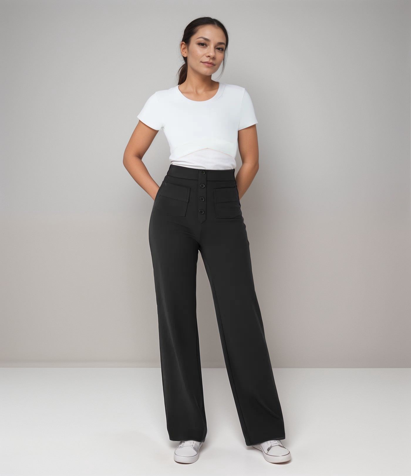 Elsa | Trendy Elastische Hoge Taille Sculpt Broek