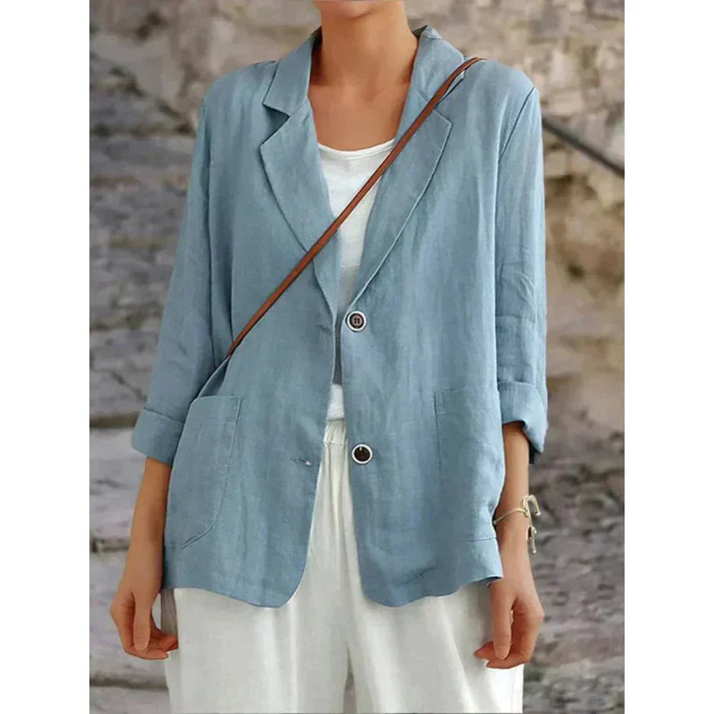 Luchtige comfortabele dames blazer