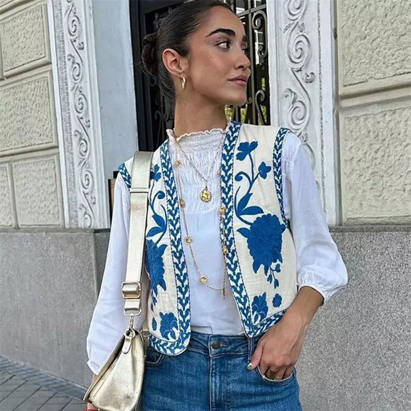 Chana | Geborduurde Blouse