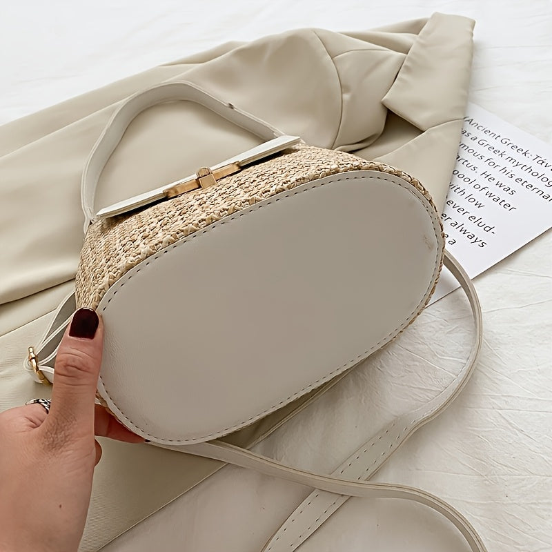 Rhoma | Gevlochten Crossbodytas met Luxe Sluiting