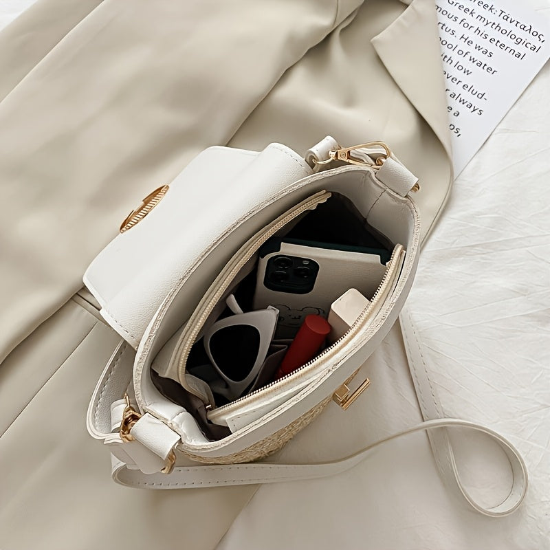 Rhoma | Gevlochten Crossbodytas met Luxe Sluiting