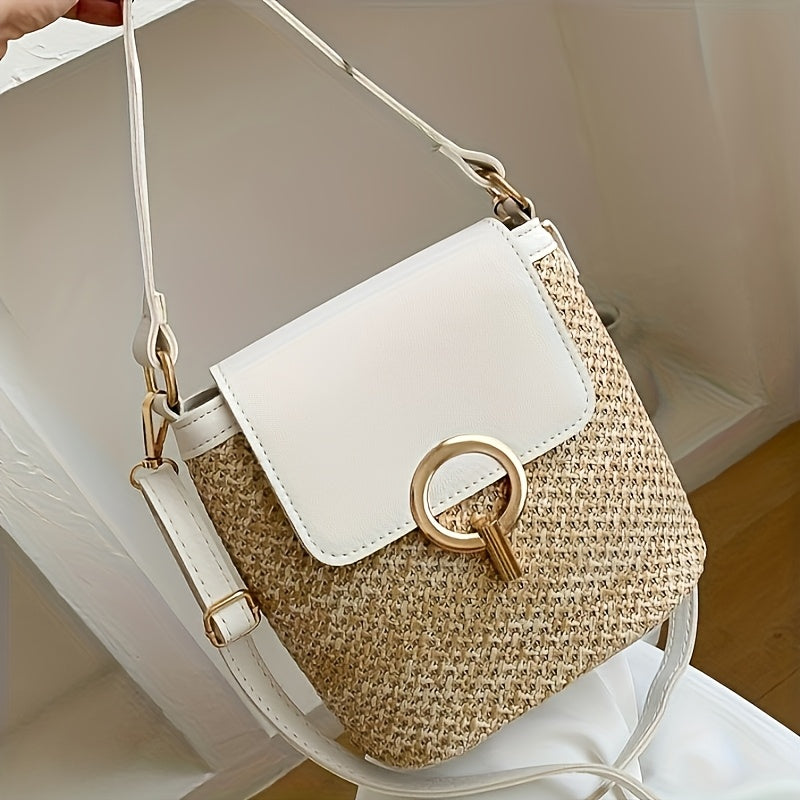Rhoma | Gevlochten Crossbodytas met Luxe Sluiting