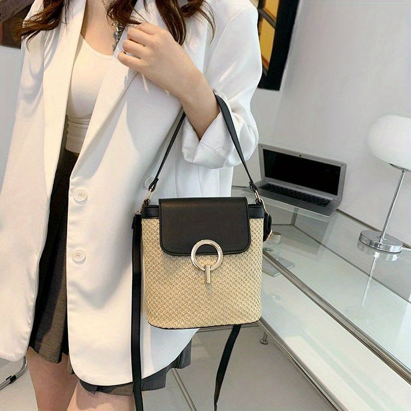 Rhoma | Gevlochten Crossbodytas met Luxe Sluiting