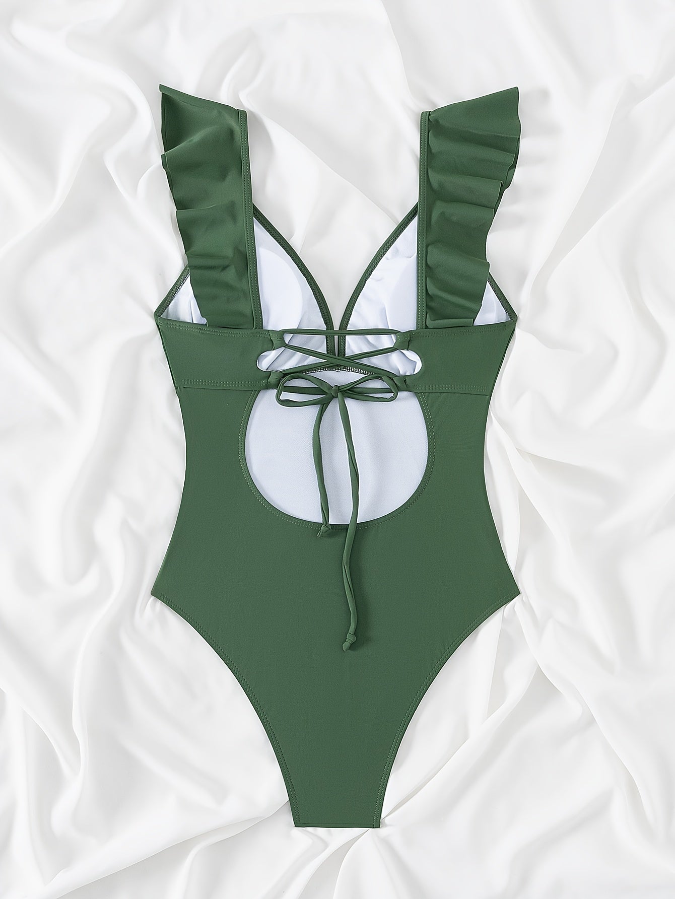 Judithe | Elegant Eendelig Badpak met Ruches