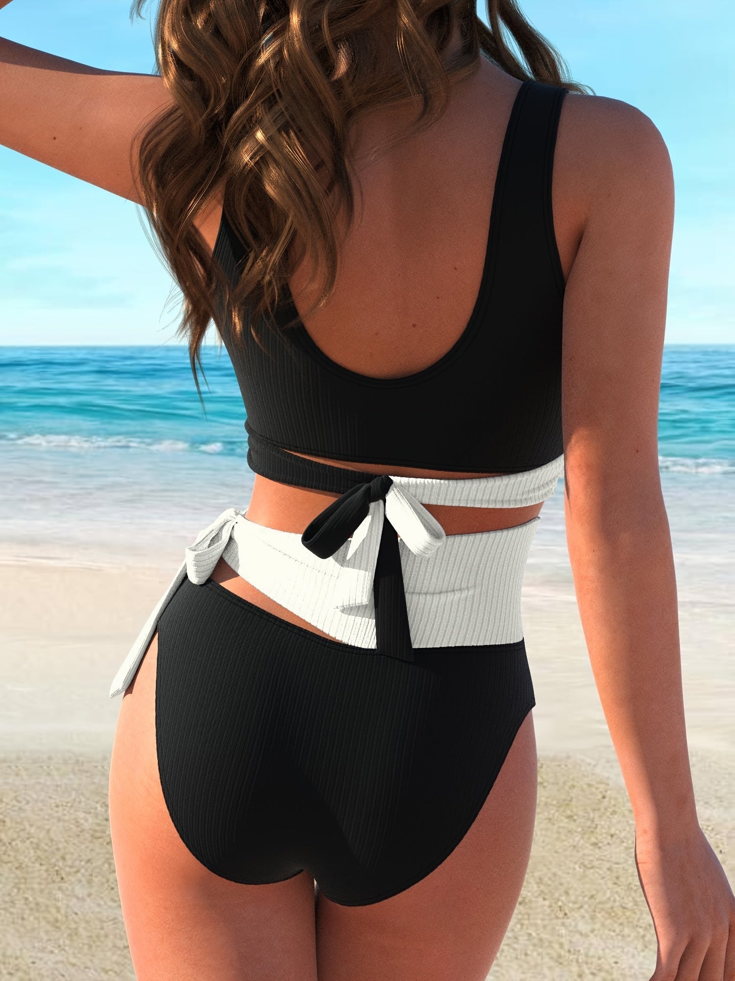 Debbie | Tweekleurige Wrap Bikini