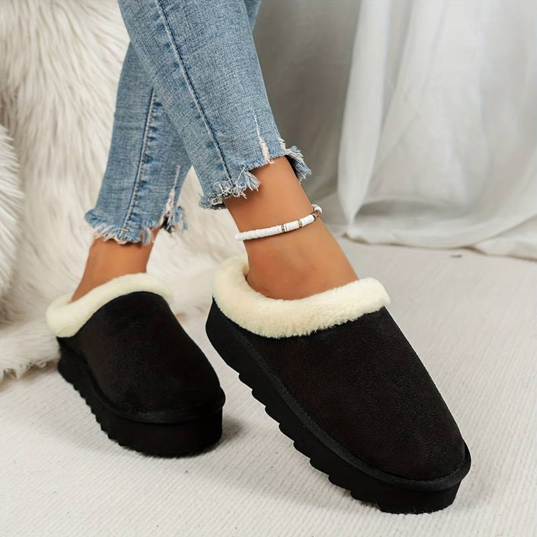 Comfortabele Dames Pantoffel Met Zachte Warme Voering