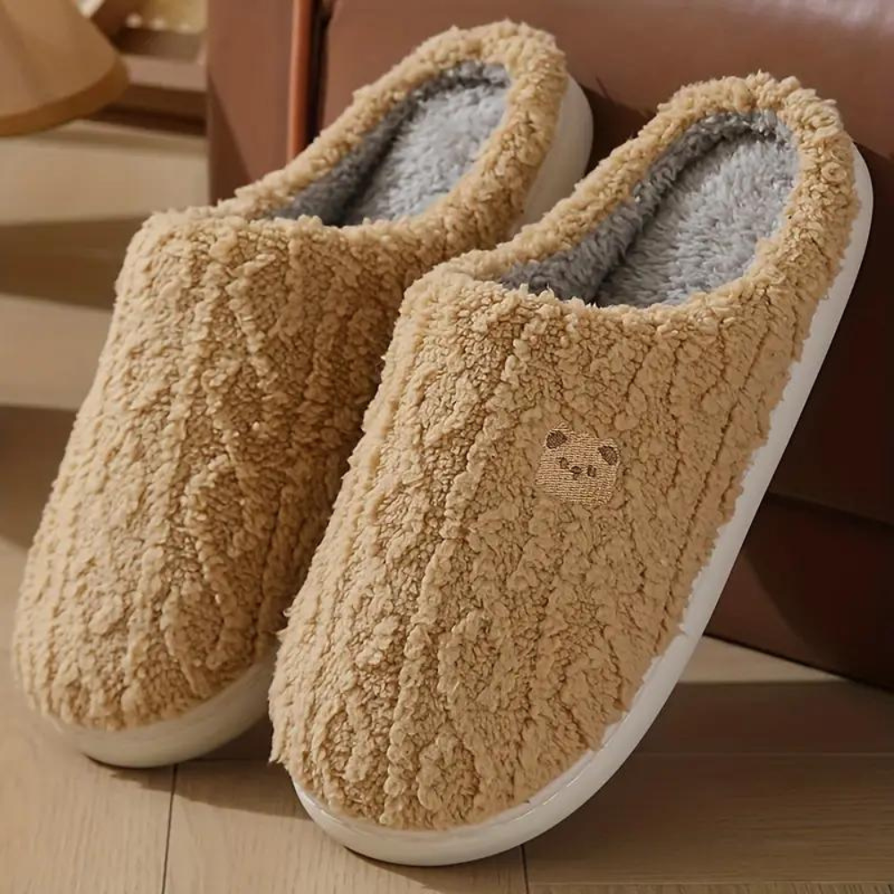 Zachte Gebreide Comfortabele Dames Pantoffels