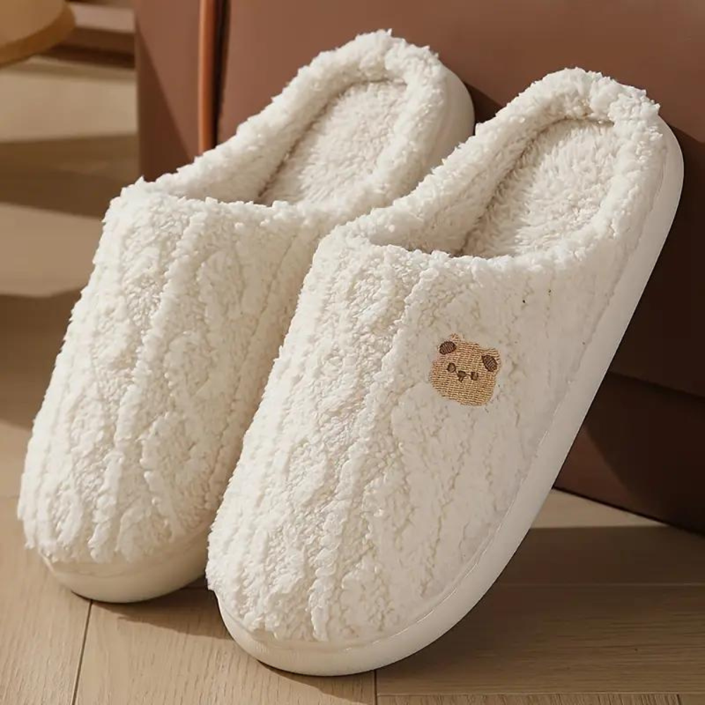 Zachte Gebreide Comfortabele Dames Pantoffels