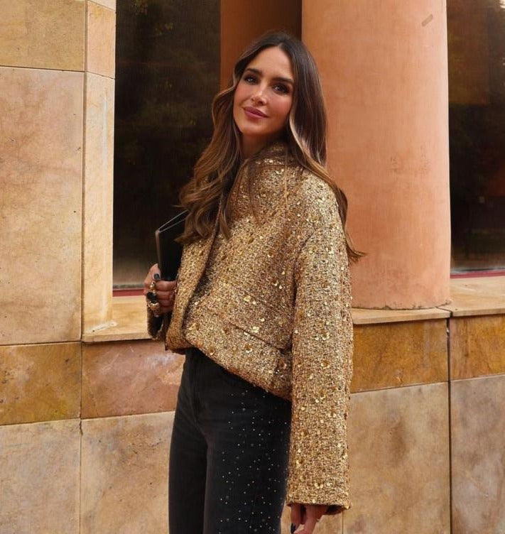 Isabelle | Glamour Jacket met Pailletten