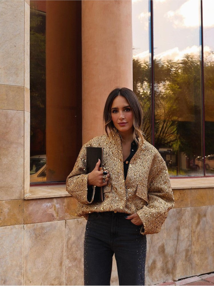Isabelle | Glamour Jacket met Pailletten