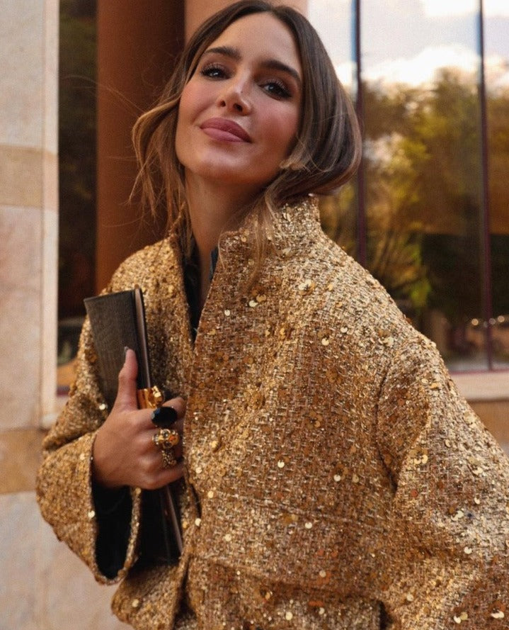 Isabelle | Glamour Jacket met Pailletten