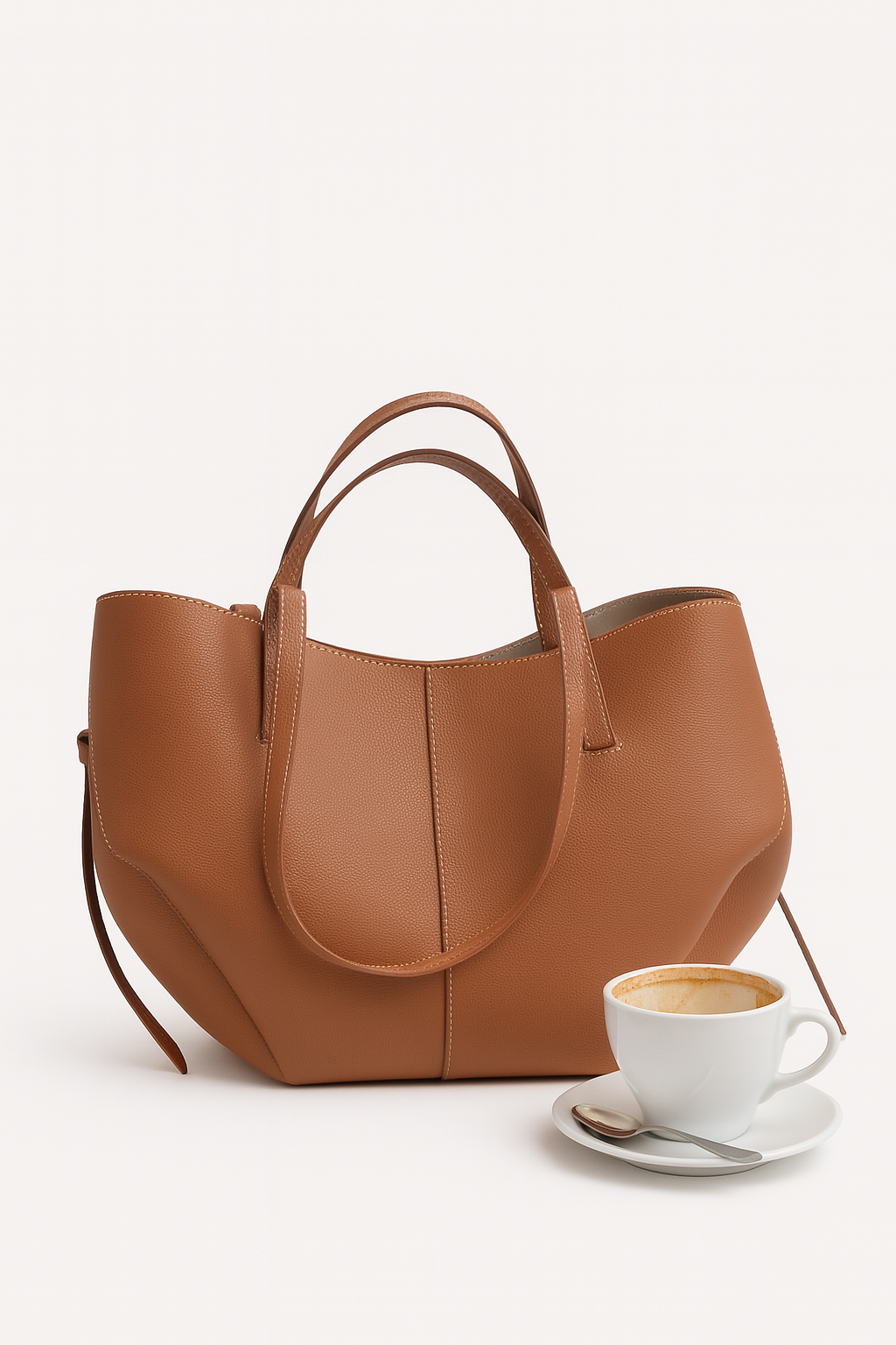 Vintage Chique Dames Tote Bag met Ruime Binnenvakken