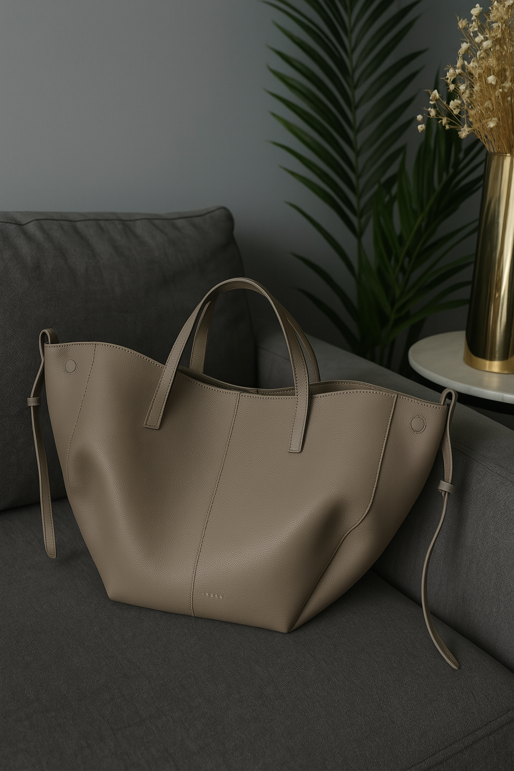 Vintage Chique Dames Tote Bag met Ruime Binnenvakken