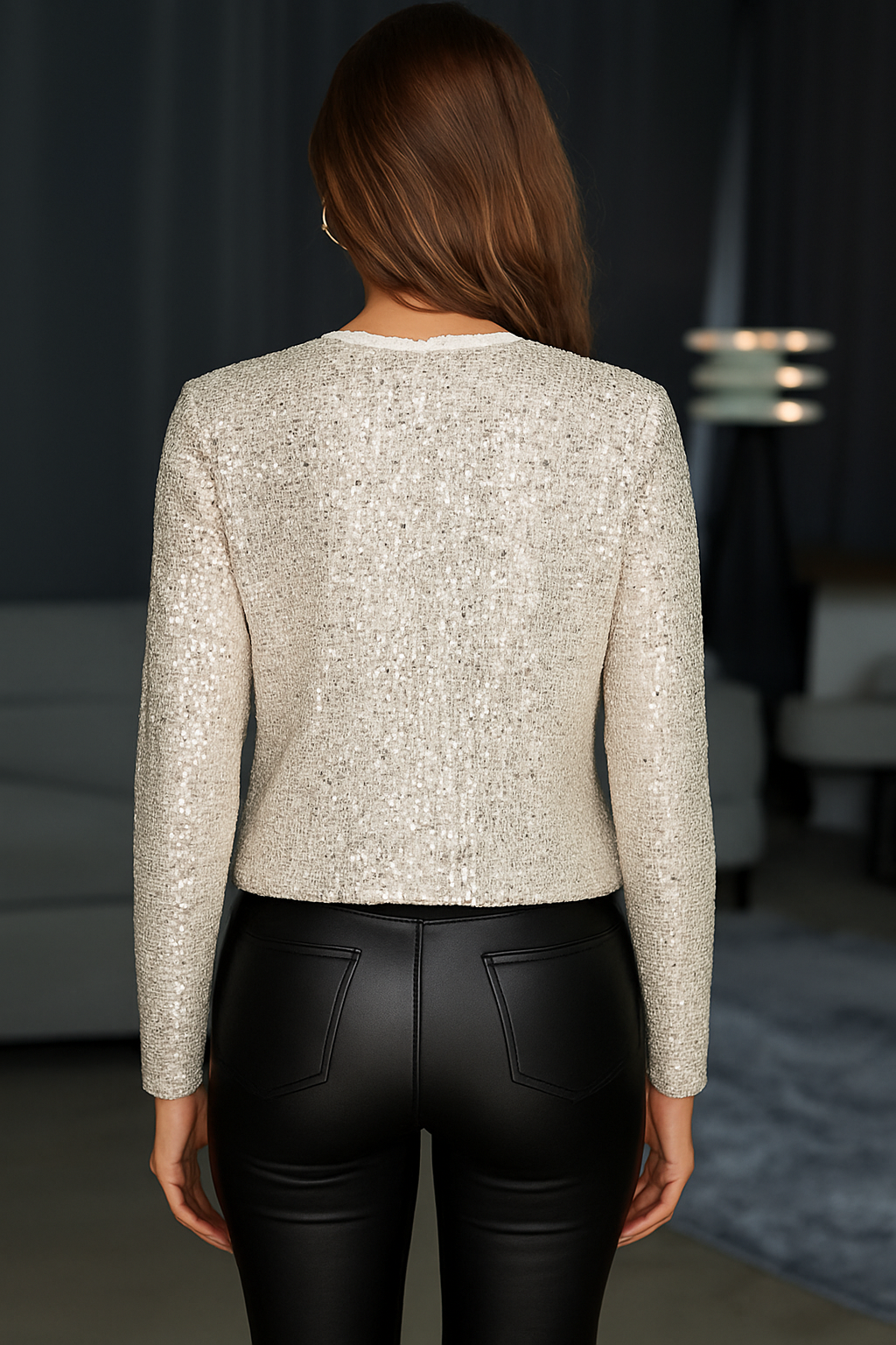 Renske | Glamour Pailletten Blazer