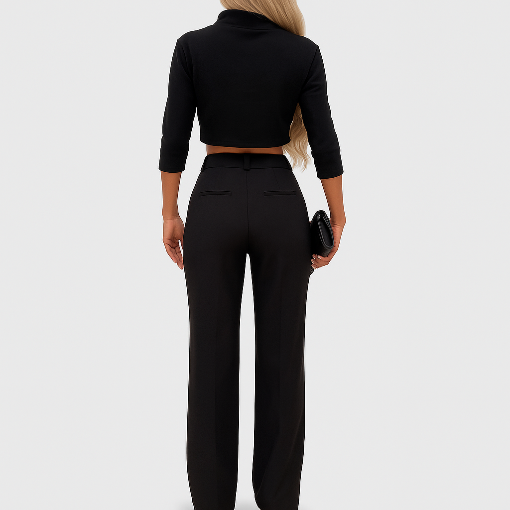 Carlot | Chic Tweedelige Flare Set