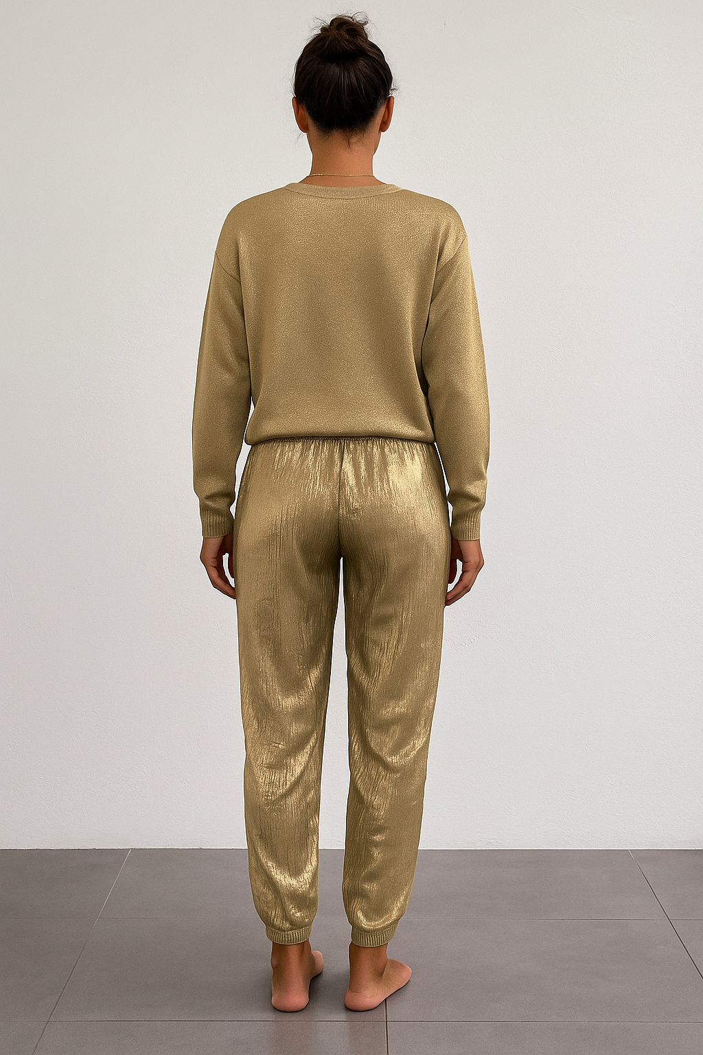 Daria | Metallic Lounge Set