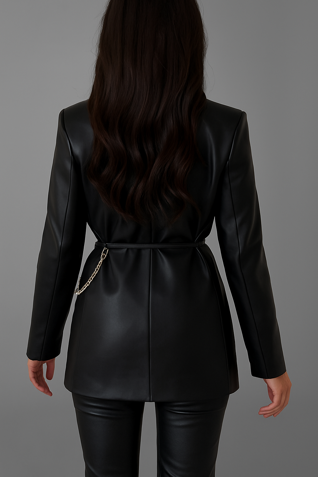 Rosanne | Chique Leren Blazer voor dames