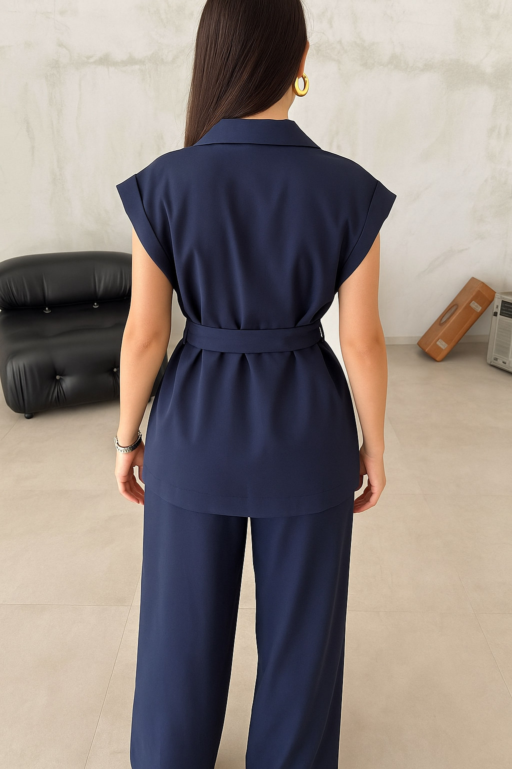 Jolene | Belted Wide-Leg Set