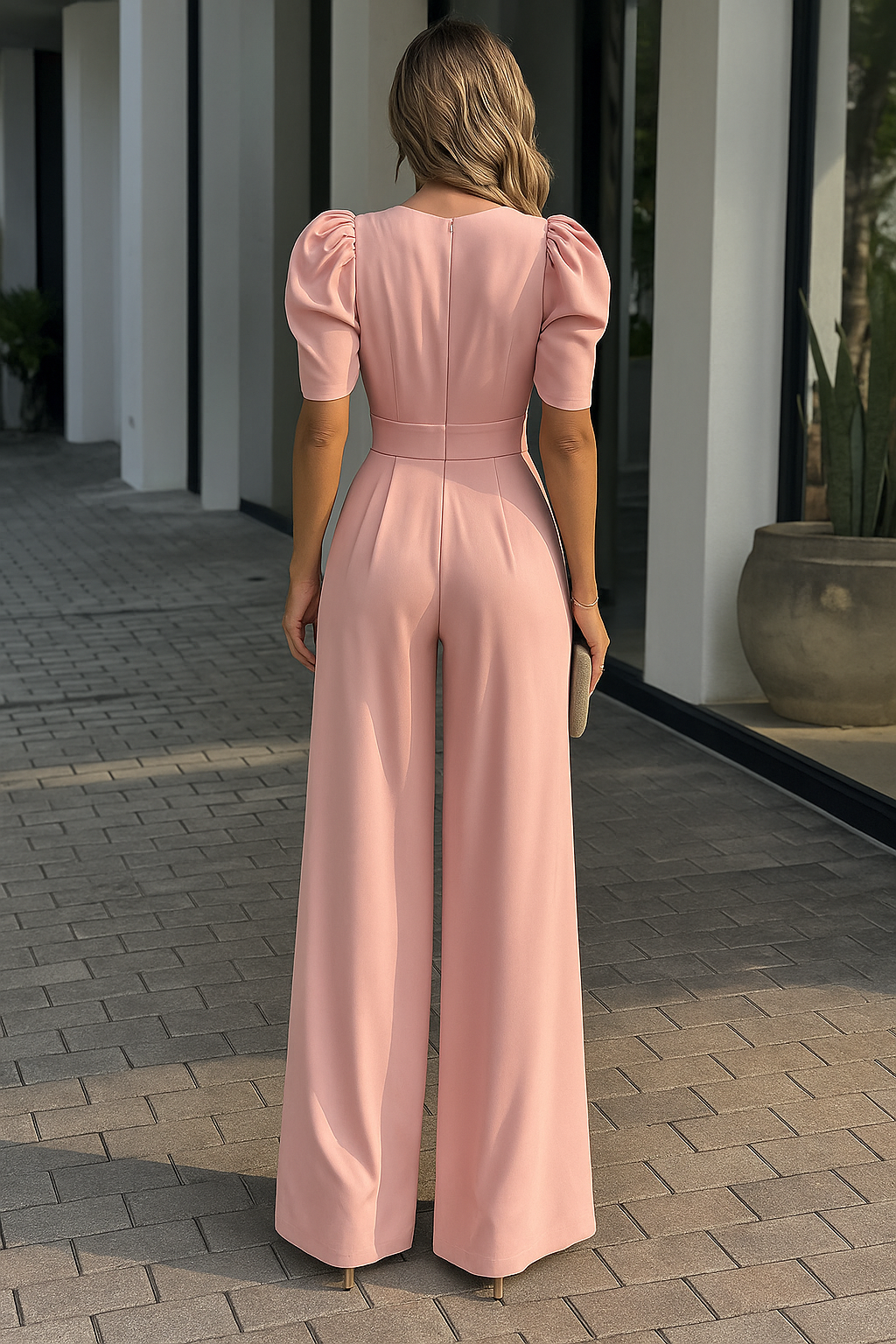 Pam | Elegante Pofmouw Jumpsuit