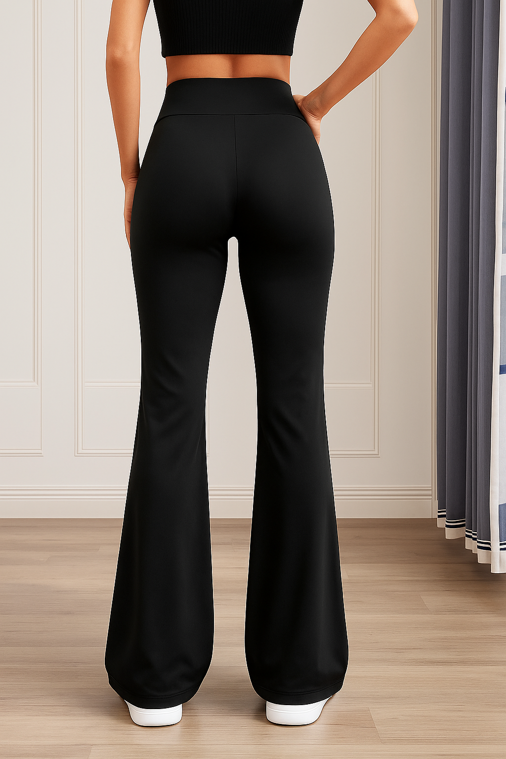 Henrika | Flared Legging met Hoge Taille