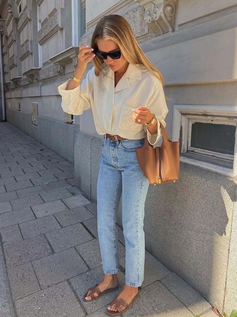 Lilla | Luxe Handtas met Gouden Slotdetail