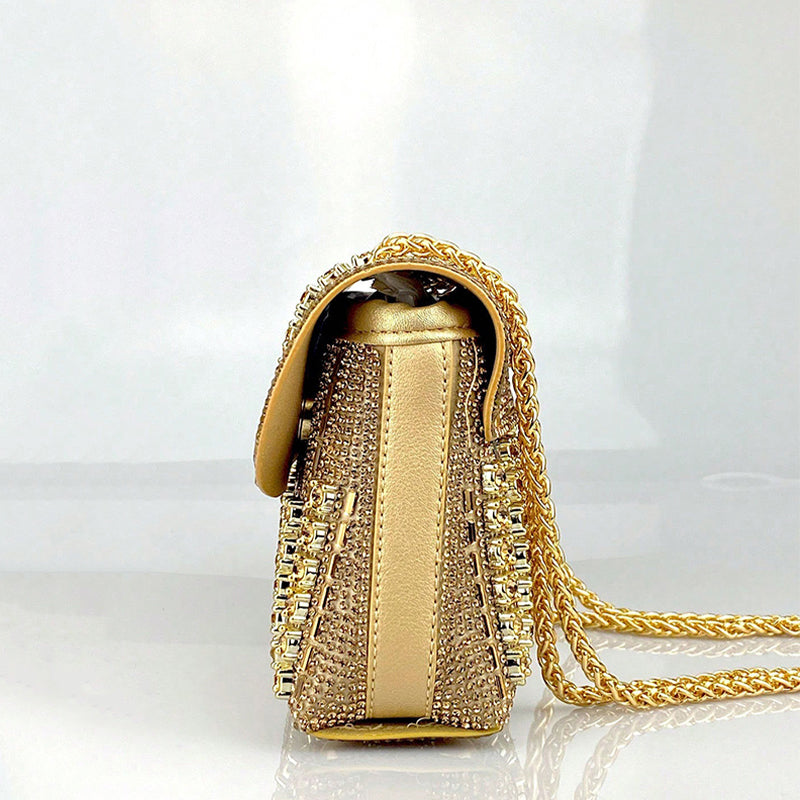 Tadea | Statement Schoudertas met Strass Mozaïek