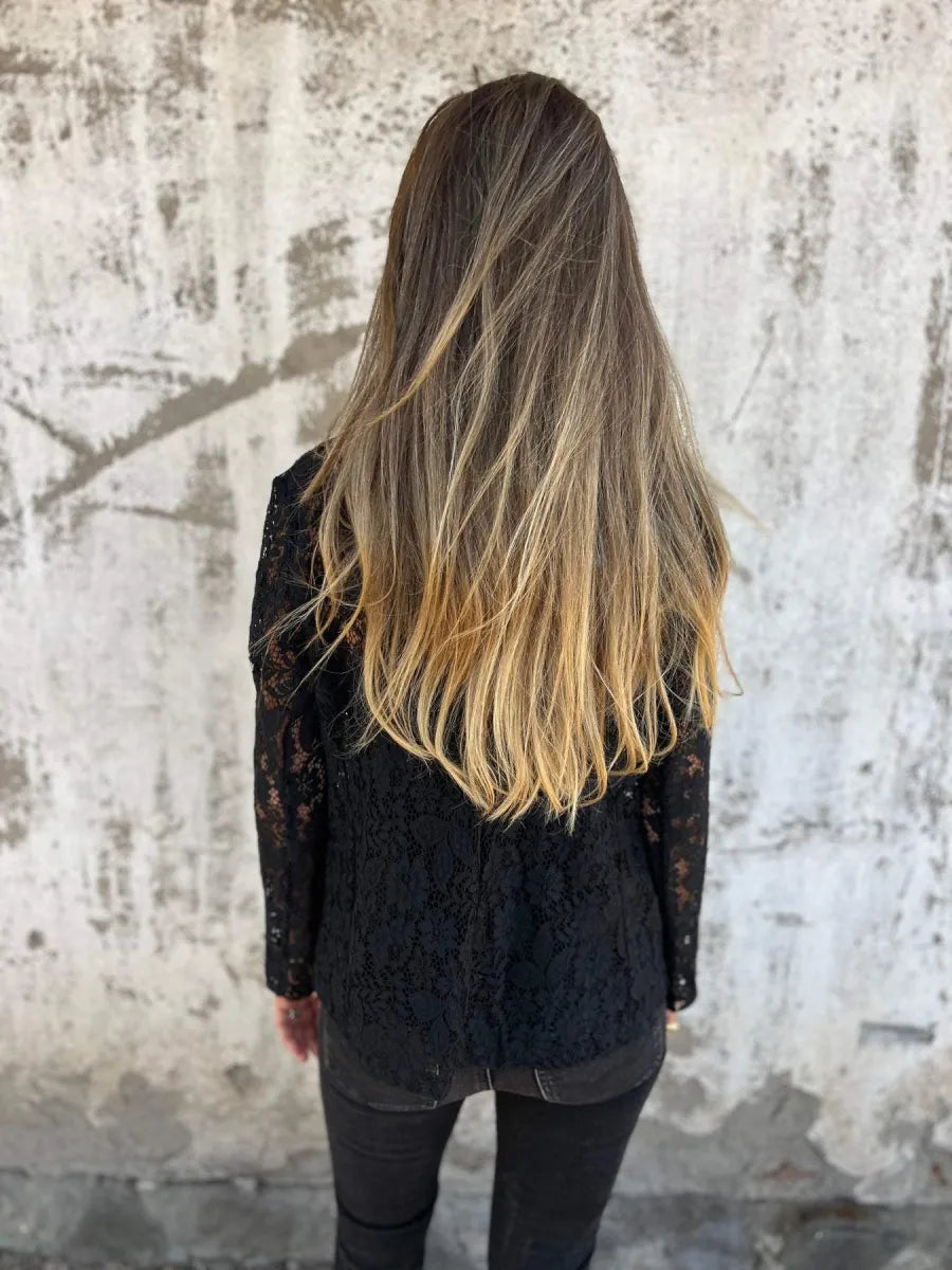 Cita | Elegante Kanten Blazer met Driekwartsmouwen