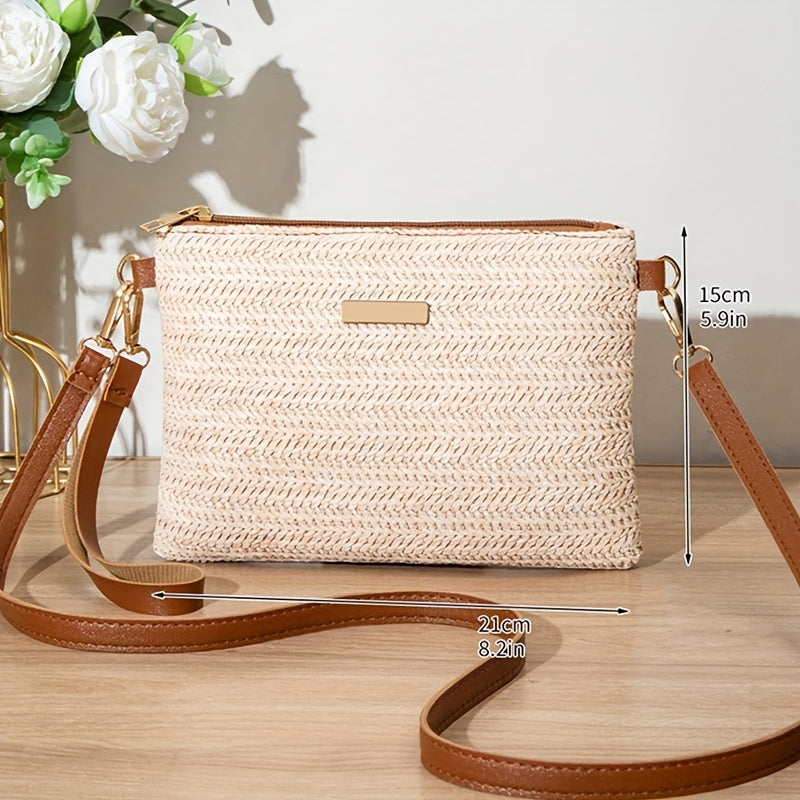 Rain | Kleine Gevlochten Crossbody Tas