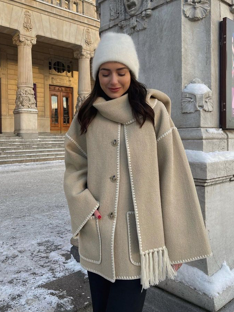 Marie | Scarf Coat