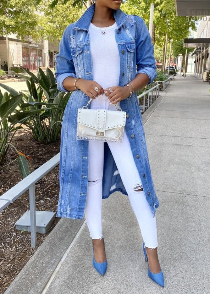 Laila | Oversized Denim Jas