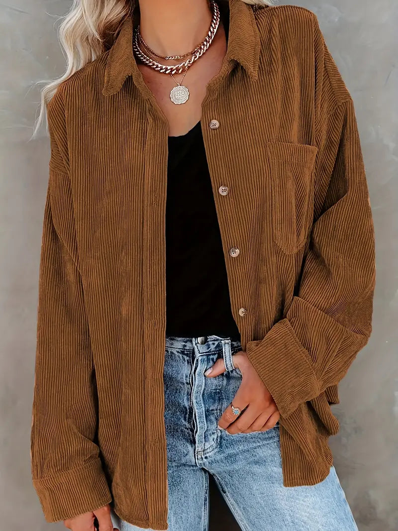 Comfortabel oversized blouse voor vrouwen