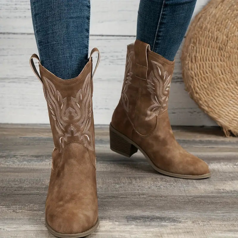 Trendy Elegante Cowboy Dames Laarzen