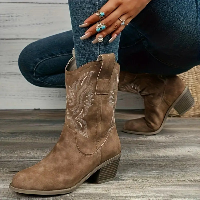 Trendy Elegante Cowboy Dames Laarzen