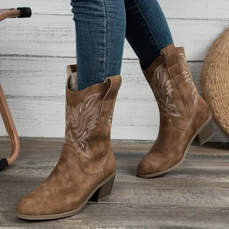 Trendy Elegante Cowboy Dames Laarzen