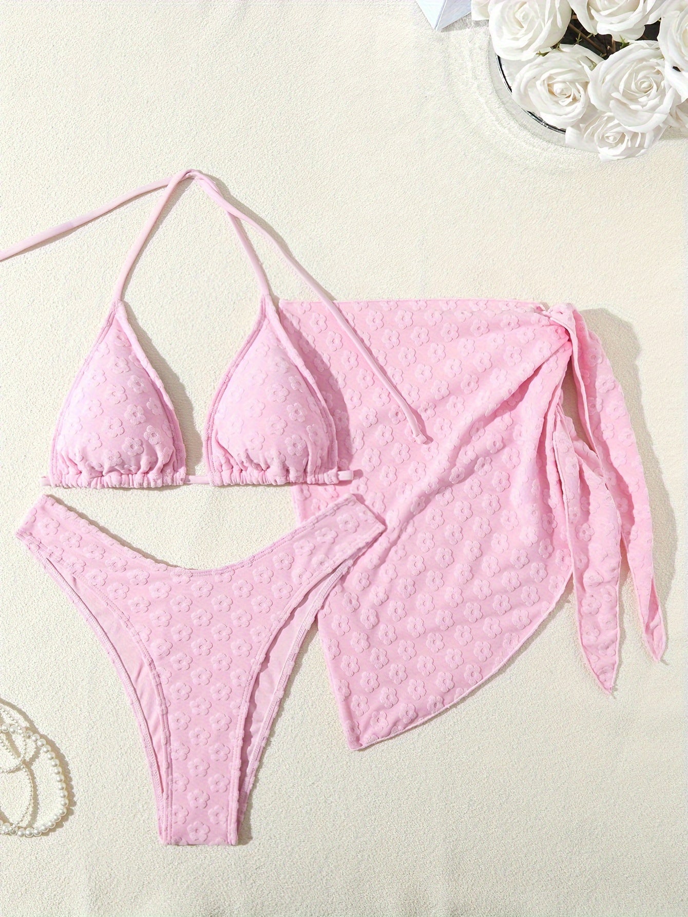 Bernarda | Zomerse Bloemen Triangel Bikini