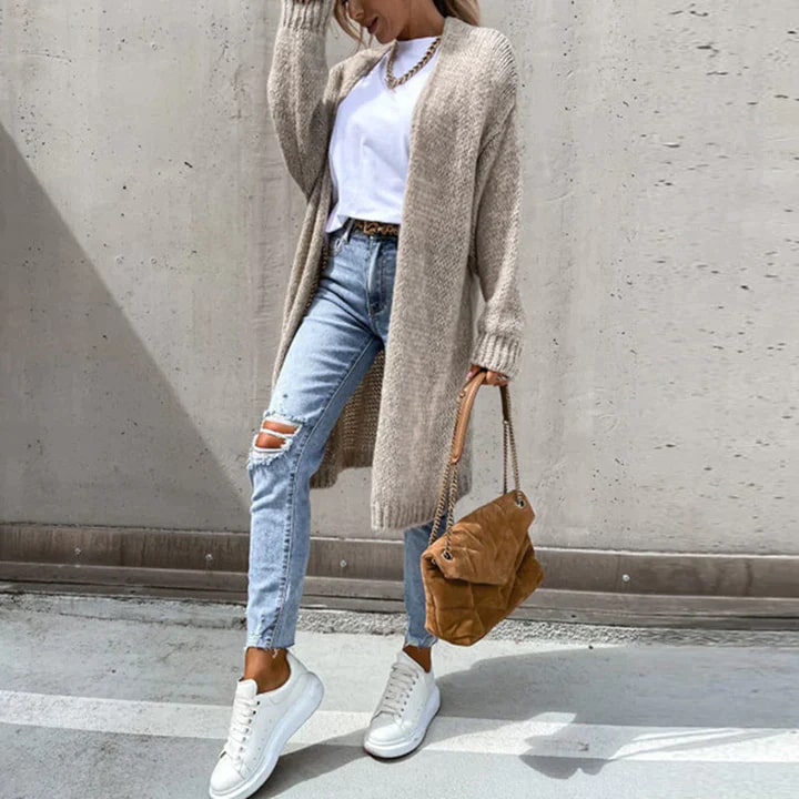 Celeste - Lange Gebreide Cardigan