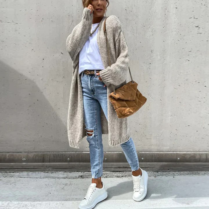 Celeste - Lange Gebreide Cardigan