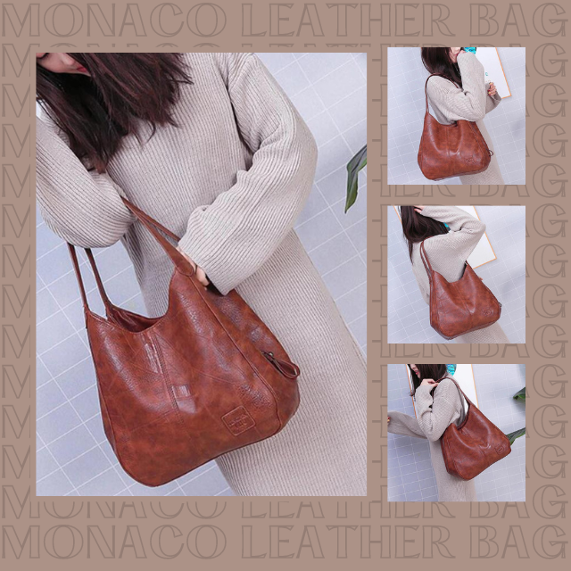Lizi | Casual Schoudertas met Vintage Lederlook