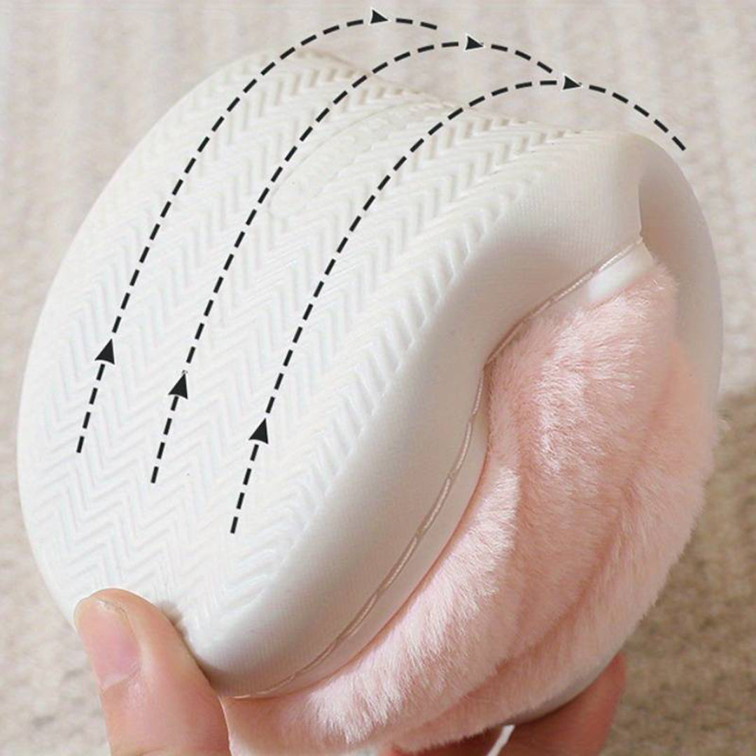 Warme Zachte Dames Pantoffels Met Schattige Kattenprint