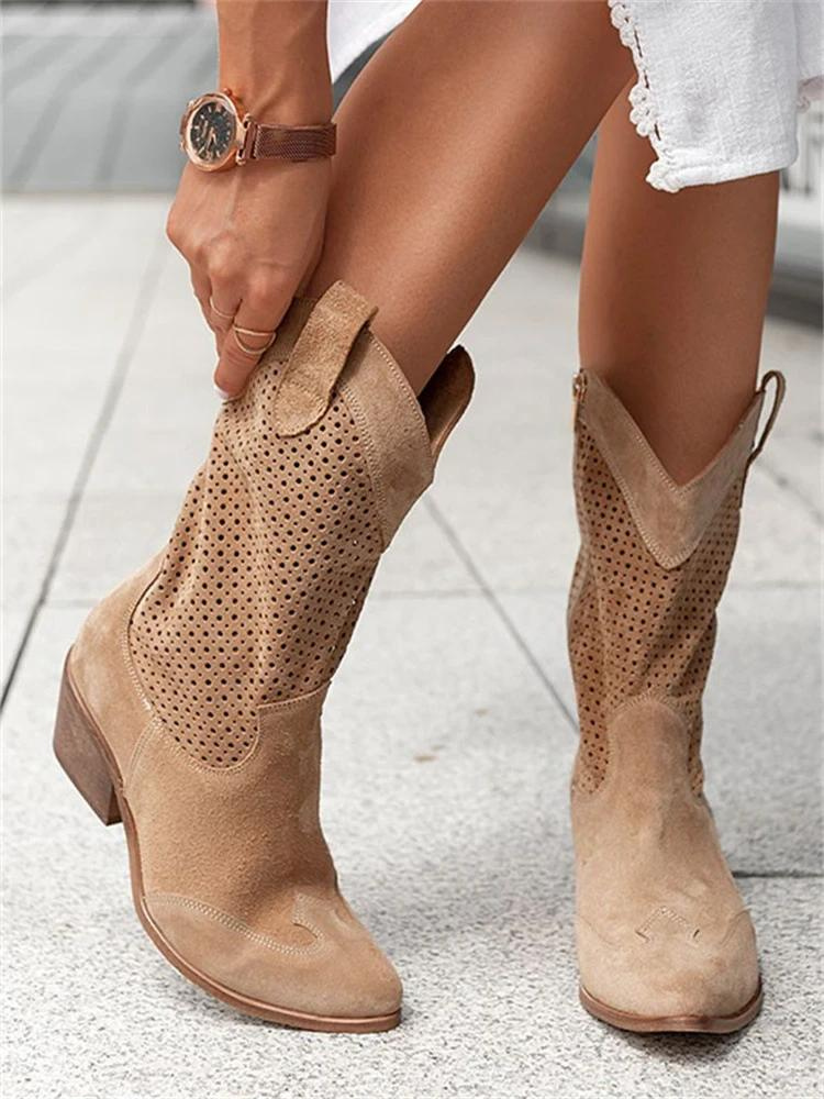 Josephine | Stijlvolle Trendy Cowboylaarzen voor Dames